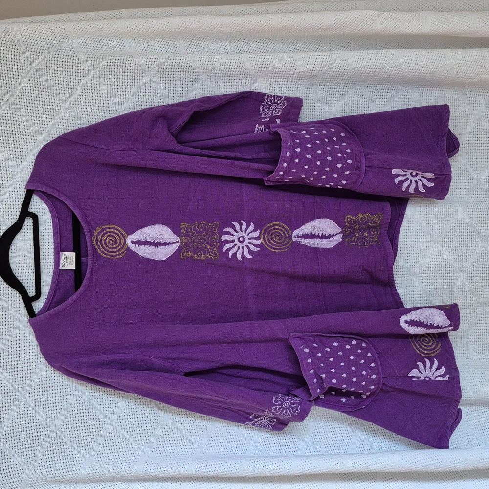 Belma New York Purple Sharkbite Tunic